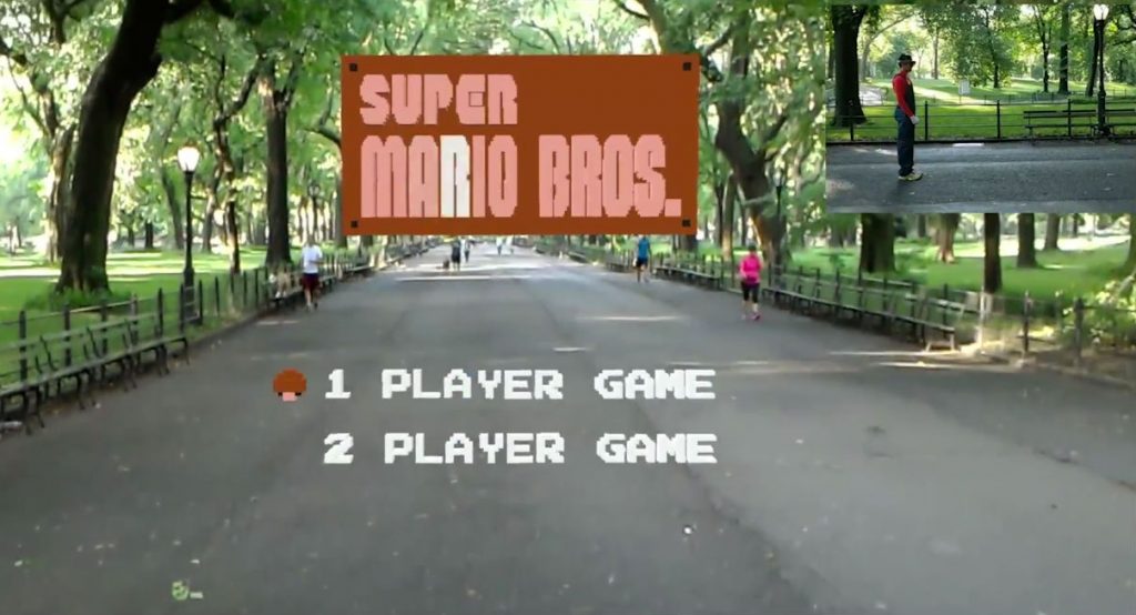Super Mario Bros. in AR