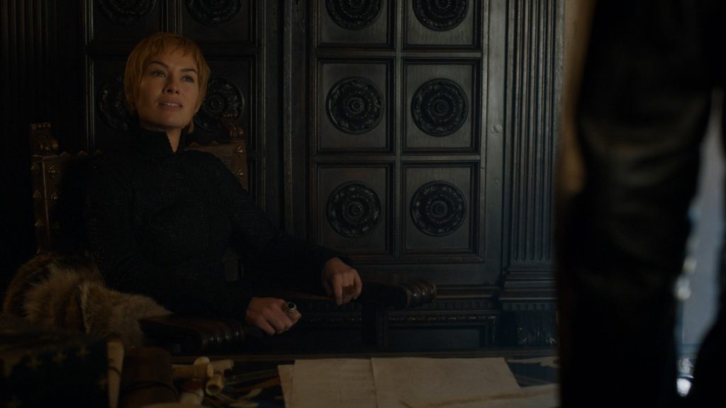 Cersei ponders over the impending threat of Walkers