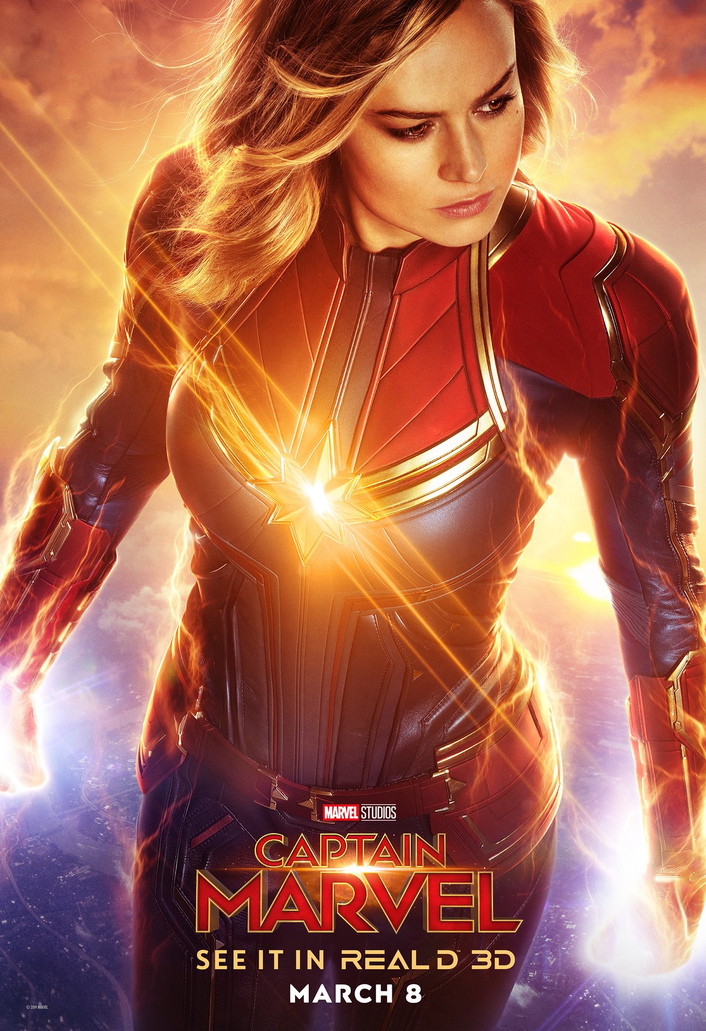 Captain Marvel RealD 3D Poster