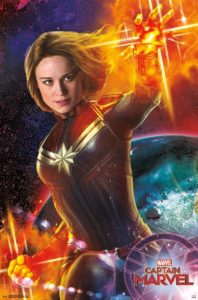 Captain Marvel Wall Poster 2 - Energy