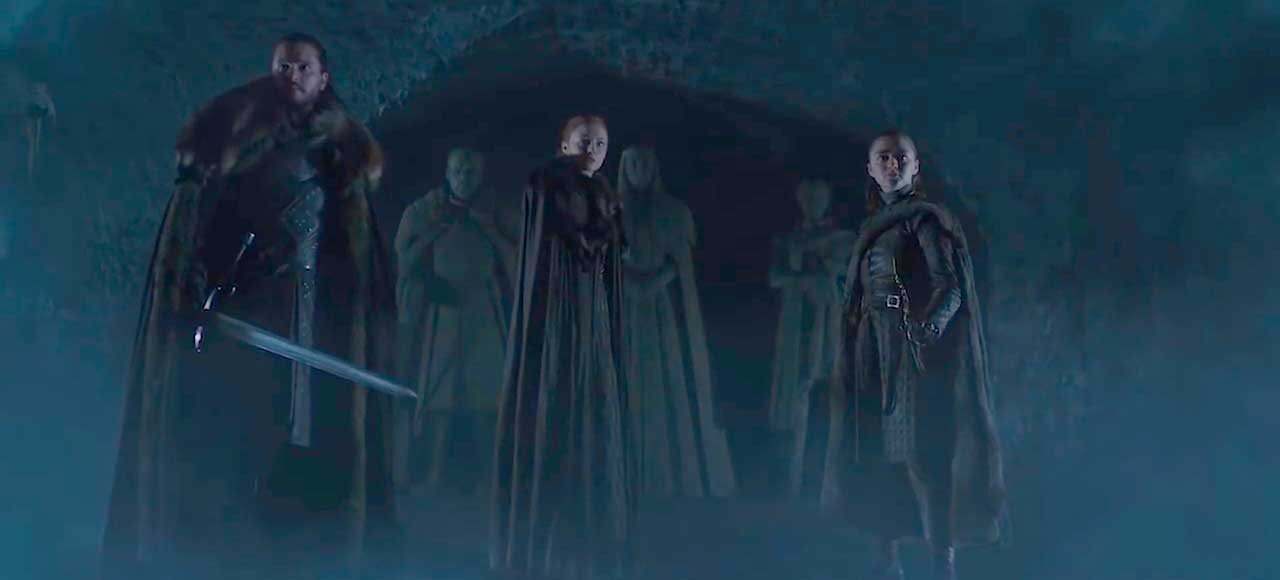 Game of Thrones Season 8 Crypts of Winterfell