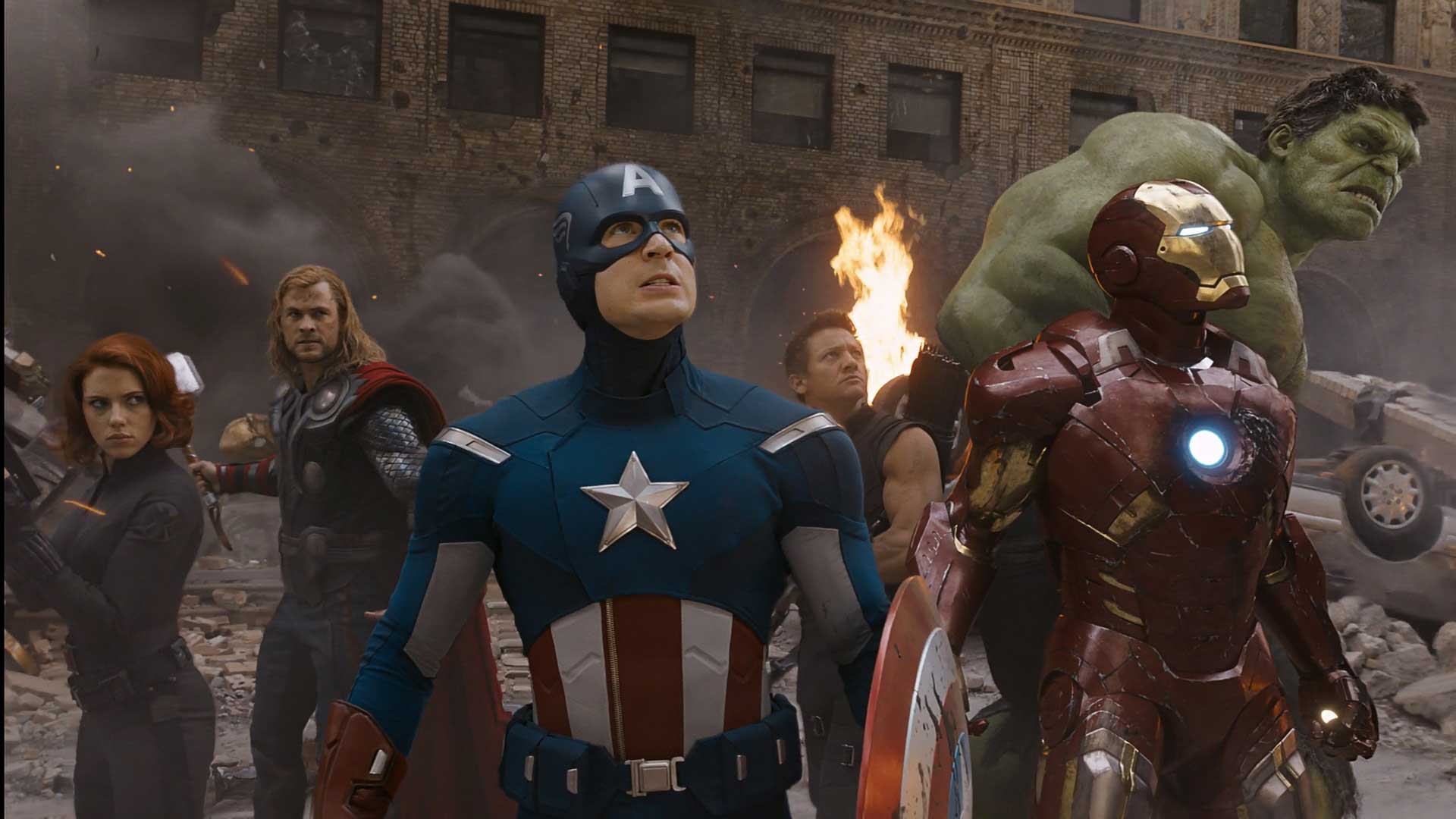 The Avengers 2012 Circle Formation Team Shot