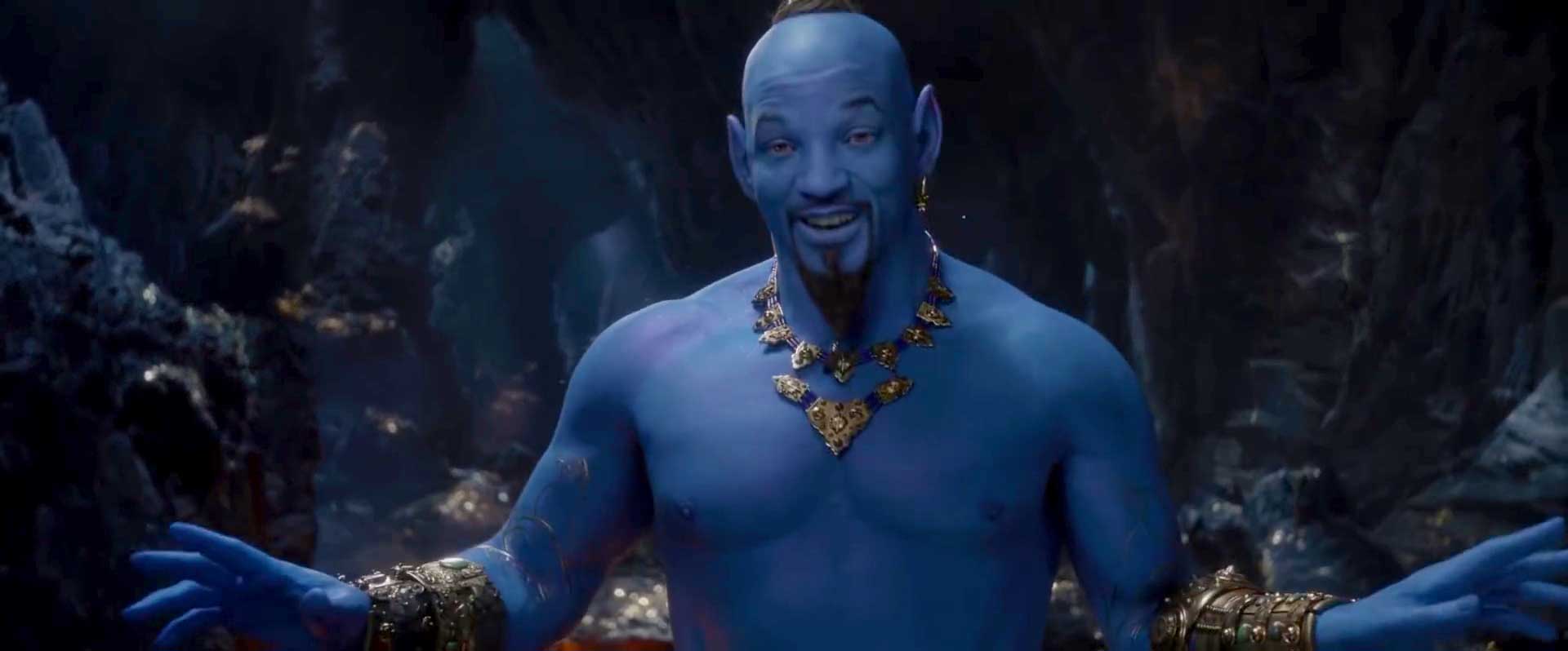 Aladdin Special Look Trailer Will Smith Genie