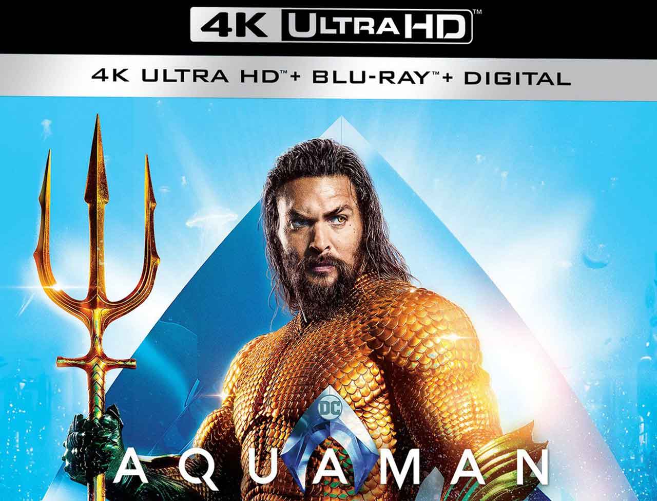 Aquaman Blu-Ray 4K Release Cover