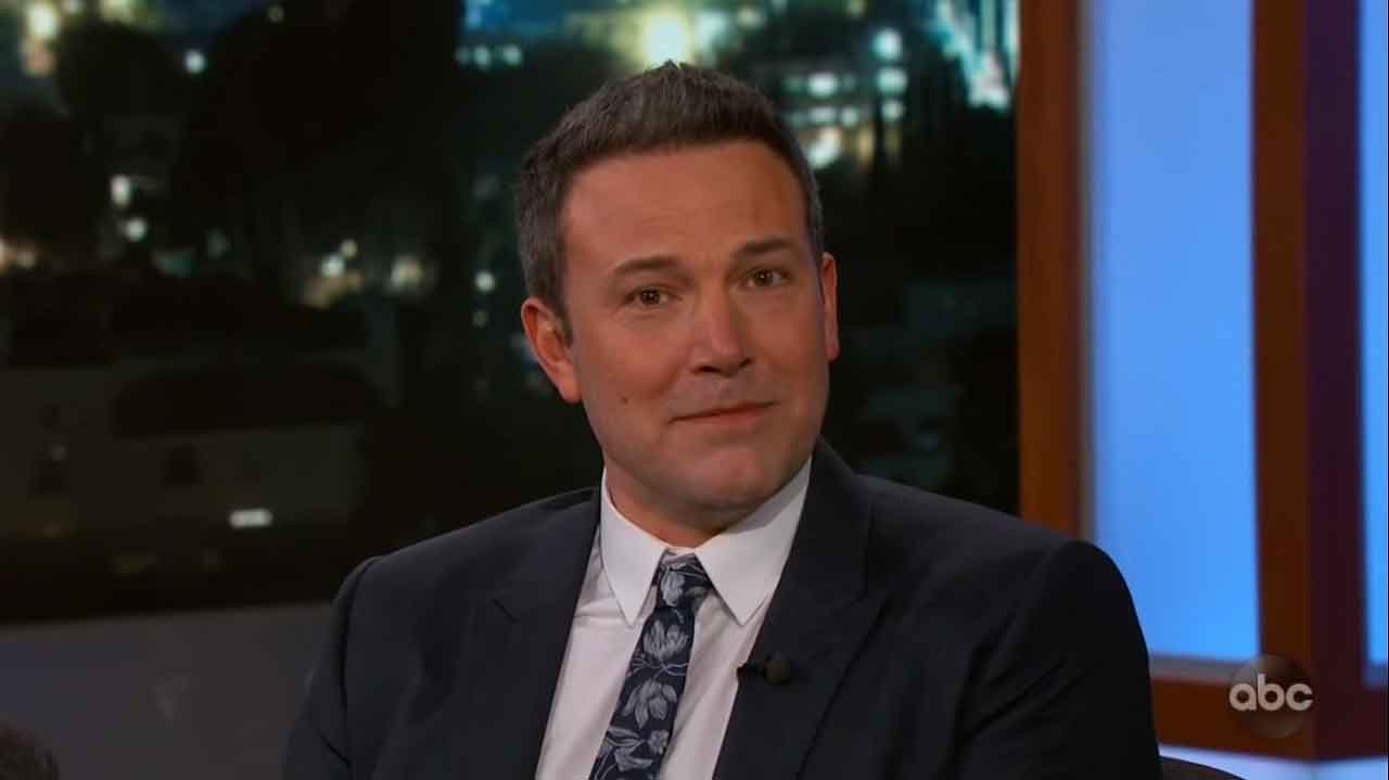 Ben Affleck Jimmy Kimmel Live Not Batman