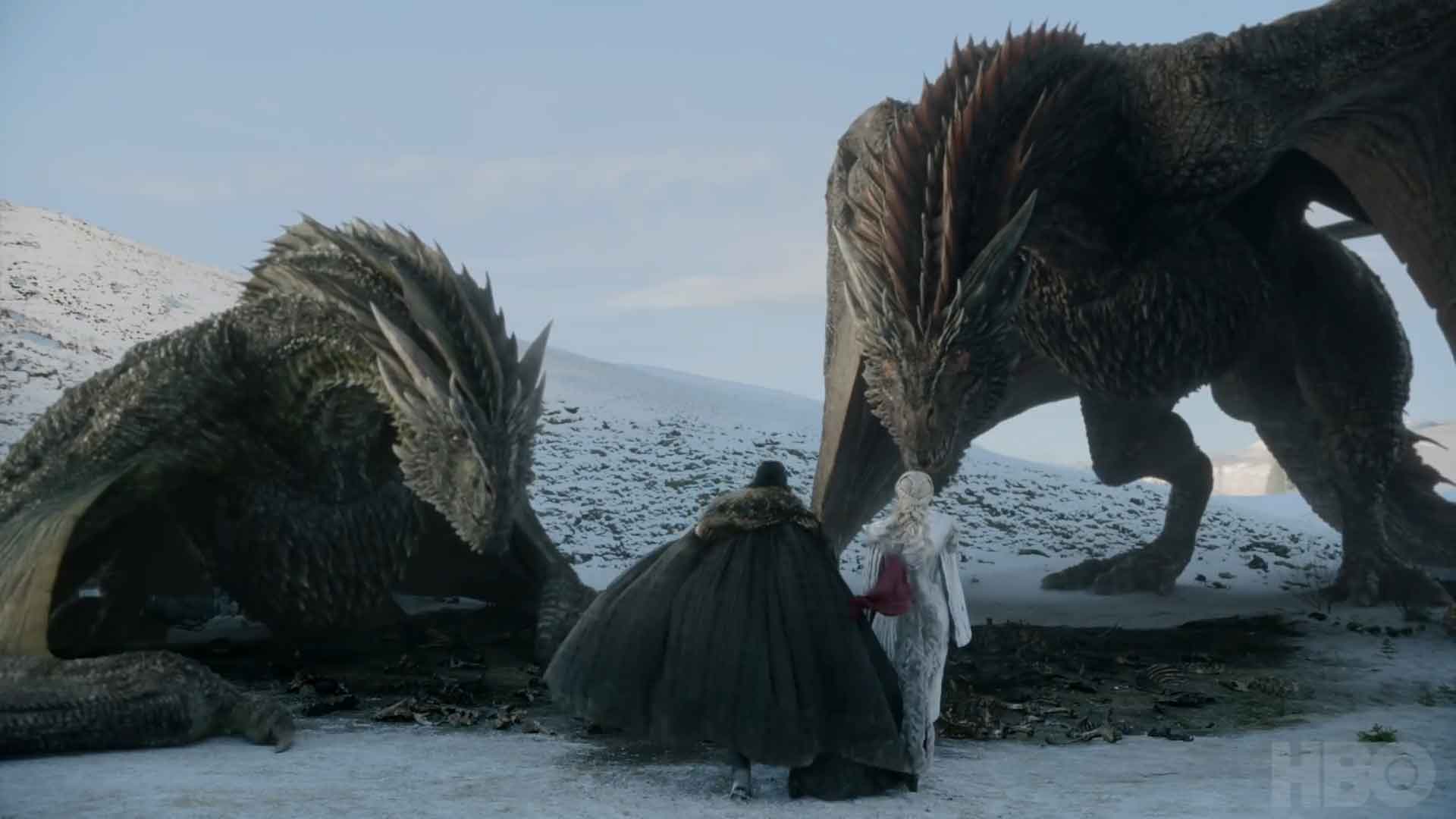 Game of Thrones Season 8 Trailer Jon Snow Daenerys Targaryen Dragons