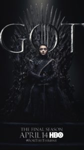 Iron Throne Poster - Arya Stark
