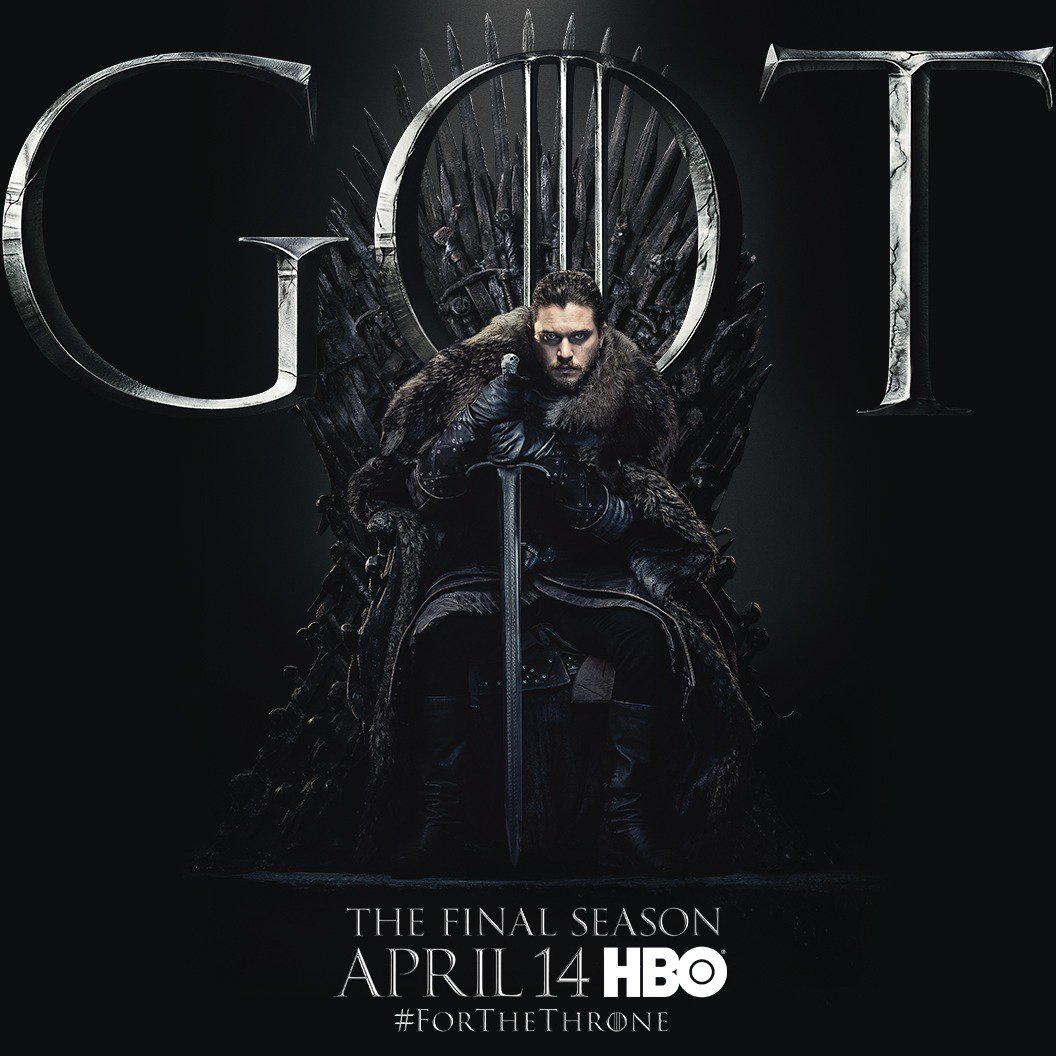 Iron Throne Poster - Jon Snow