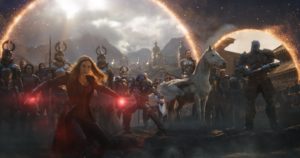 Avengers Endgame Hires Still 5 - Scarlet Witch Valkyrie Korg