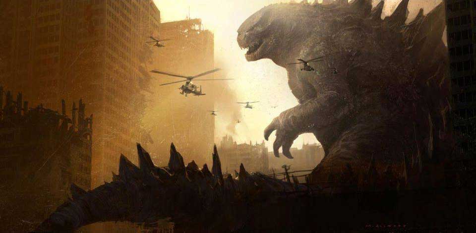 Godzilla King of the Monsters Concept Art - Rampage
