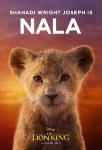 The Lion King Character Poster 11 - Shahadi Wright Joseph Is Nala
