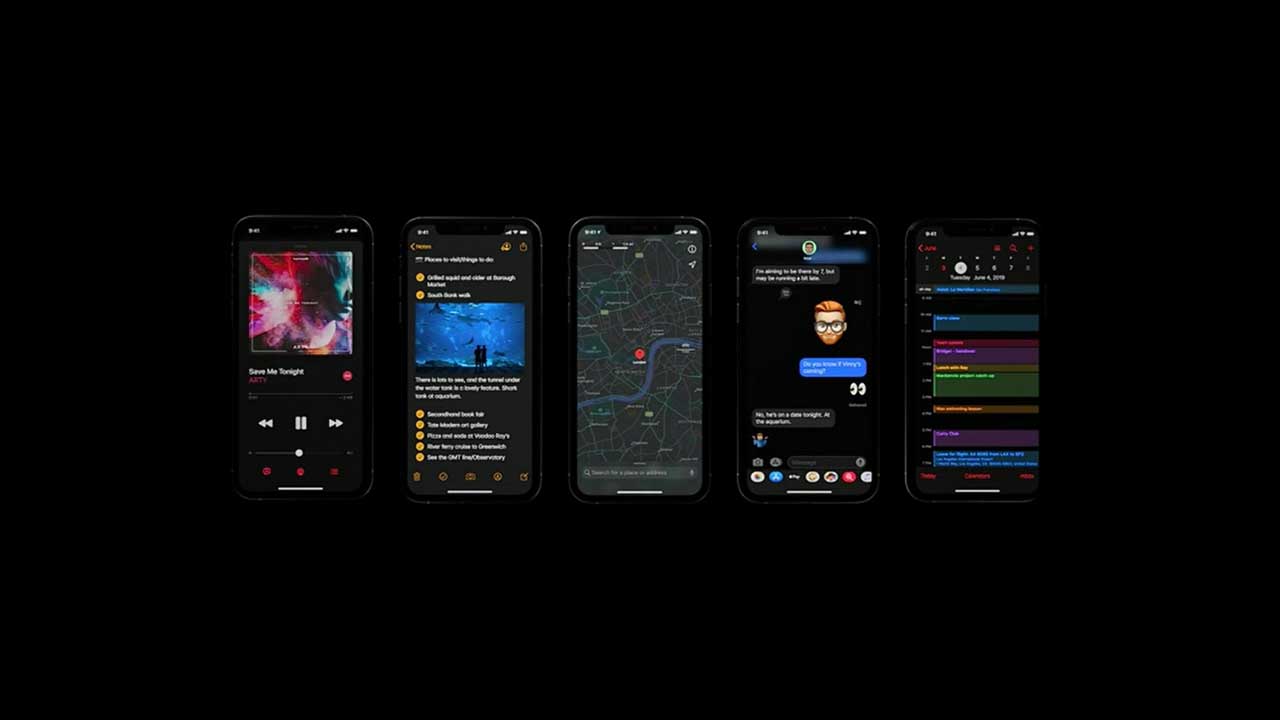 Apple WWDC 2019 Live Stream iOS 13 Dark Mode