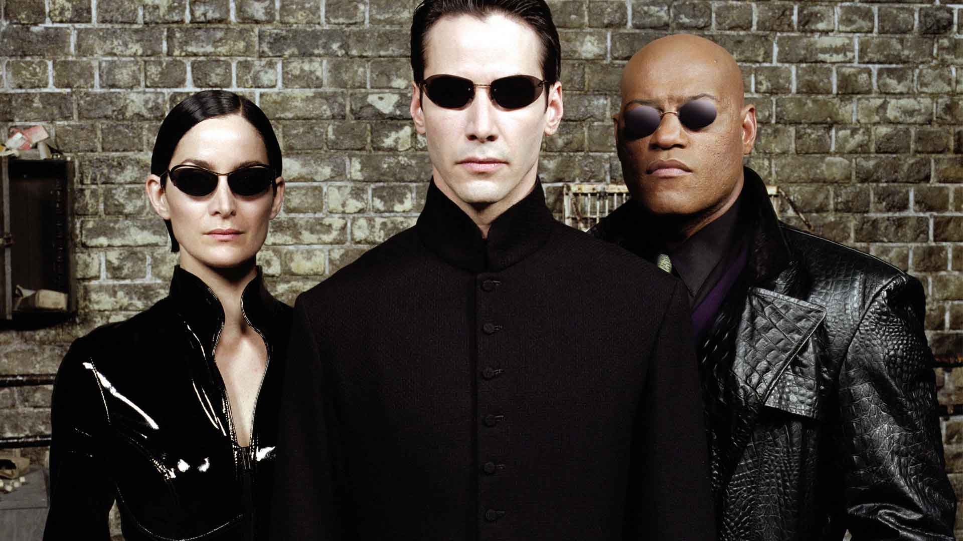 The Matrix Reloaded Neo Trinity Morpheus Still