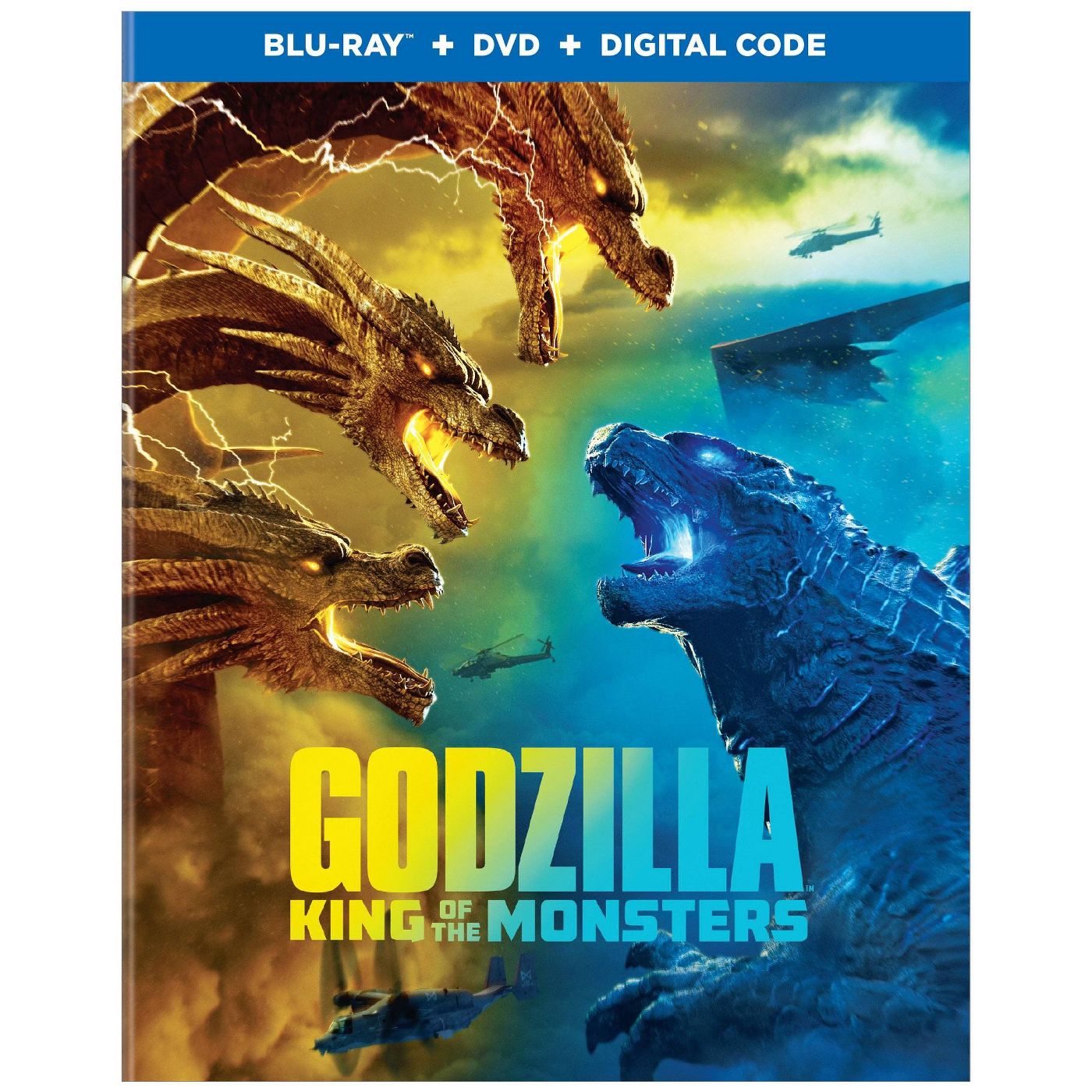 Godzilla 2 King of the Monsters Blu-Ray Cover
