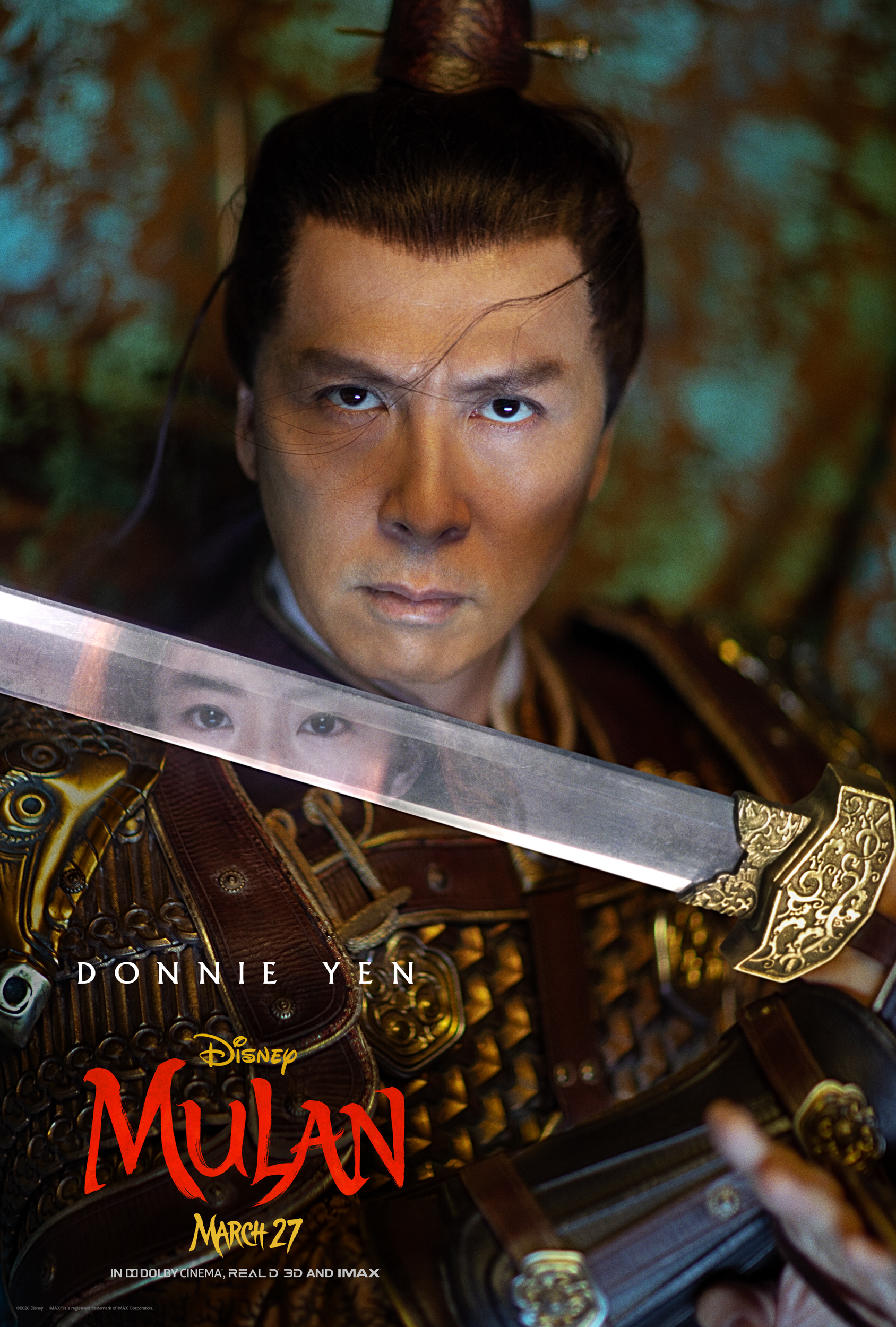 Mulan Character Poster Donnie Yen