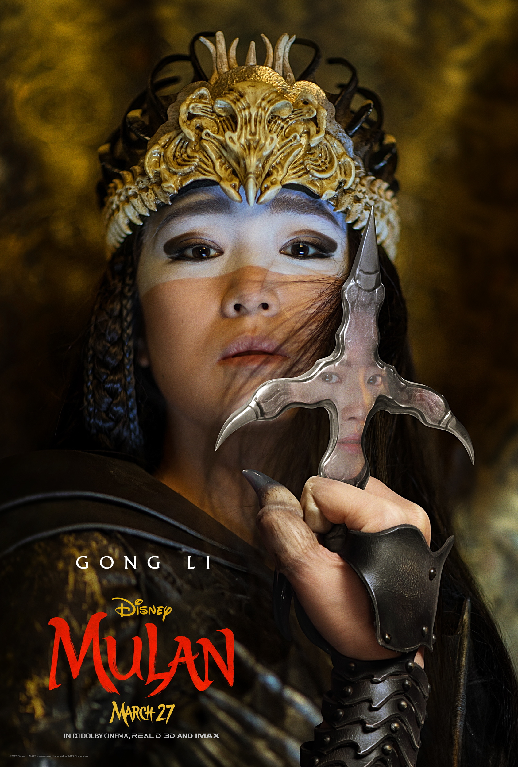 Mulan Character Poster Gong Li