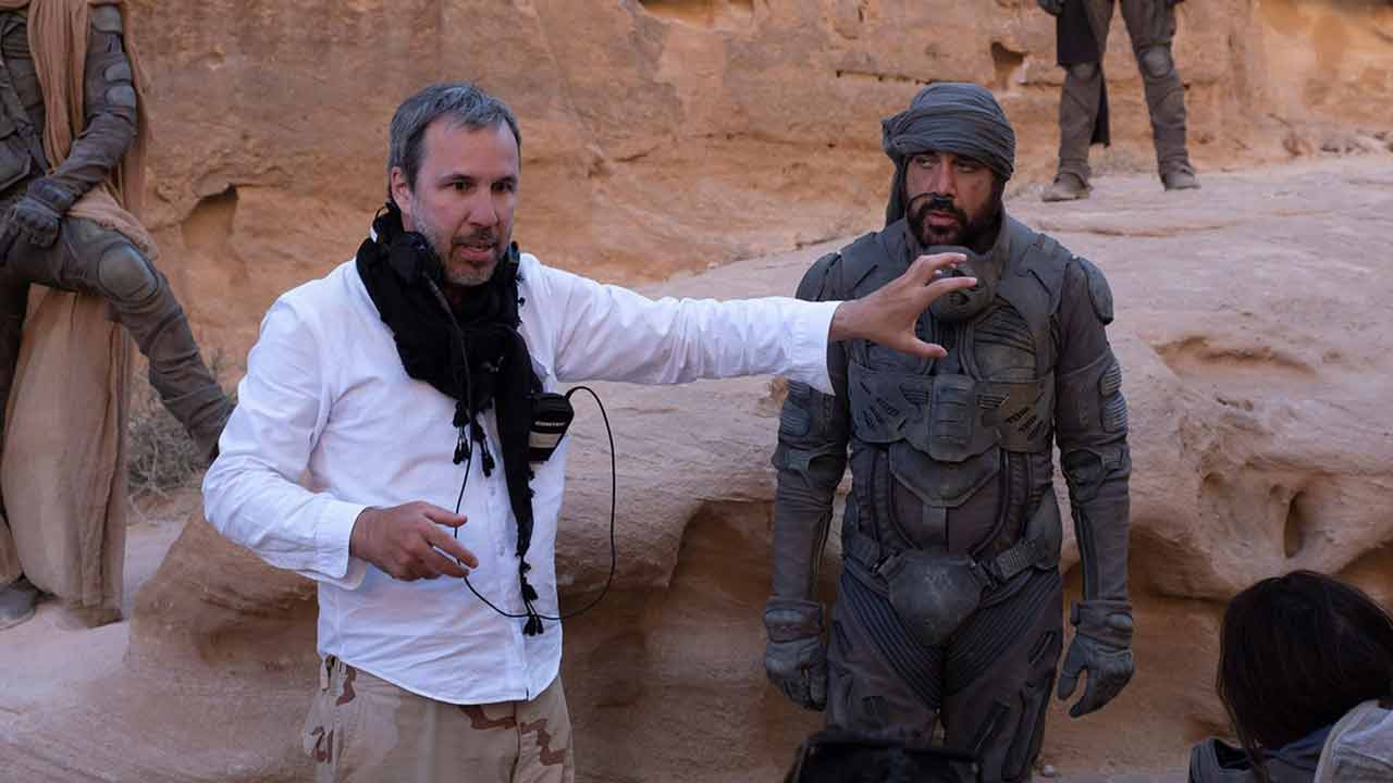 Dune Still 10 Denis Villeneuve with Javier Bardem as Fremen Low Res