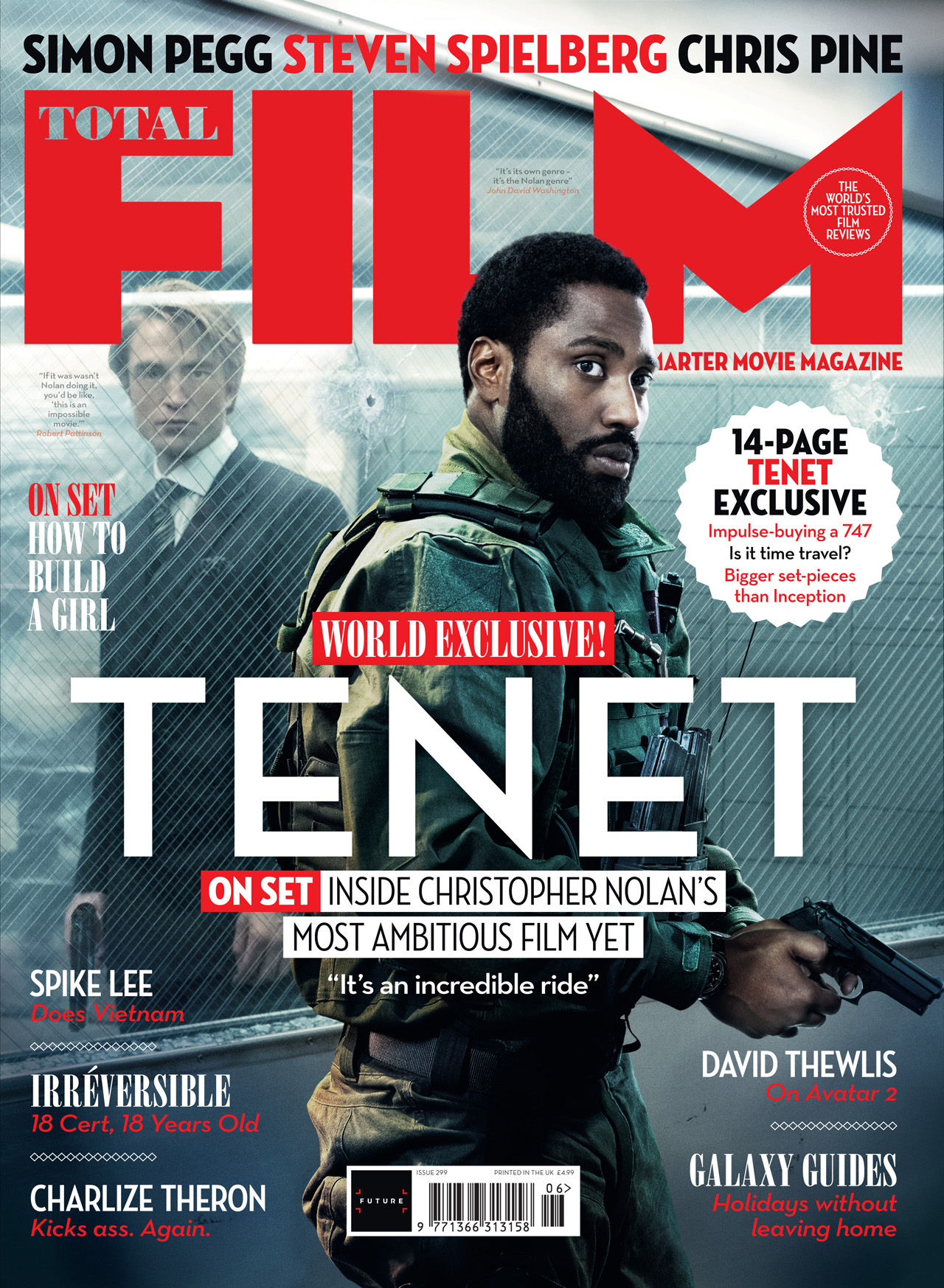 Tenet Total Film Magazine Cover