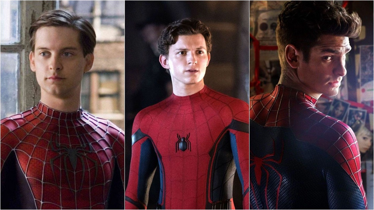 Tobey Maguire Andrew Garfield Tom Holland Spider-Man