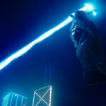 Godzilla vs Kong Trailer Still 79 - Kong blocks Godzilla's Atomic Breath