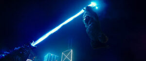 Godzilla vs Kong Trailer Still 79 - Kong blocks Godzilla's Atomic Breath