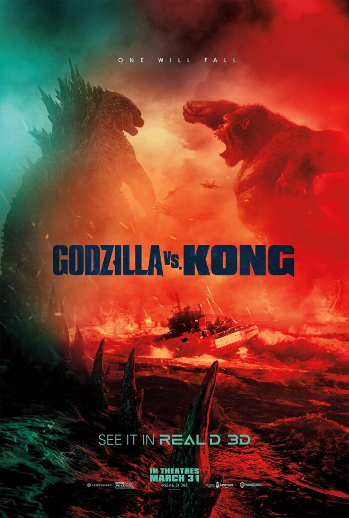 Godzilla vs Kong RealD 3D Poster