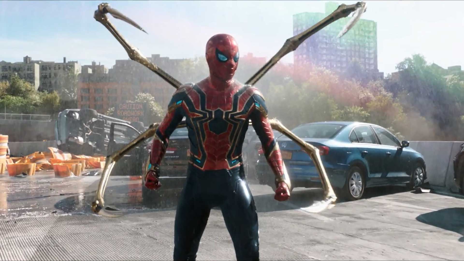 Spider-Man No Way Home Trailer Iron Spider Suit