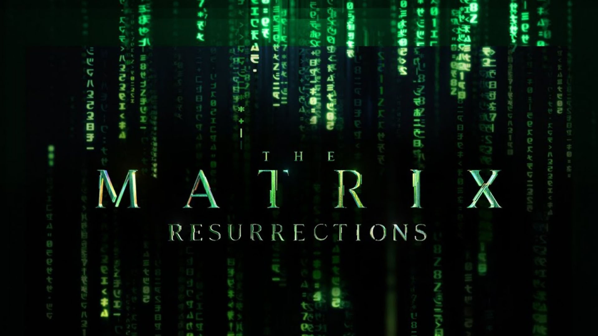 The Matrix Resurrections Title Card