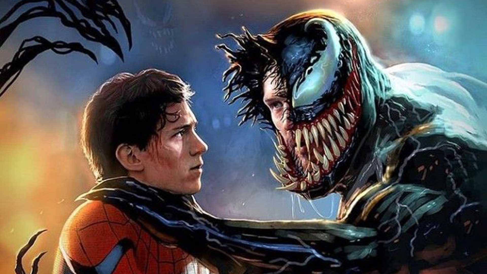 Tom Holland Spider-Man Tom Hardy Venom No Way Home