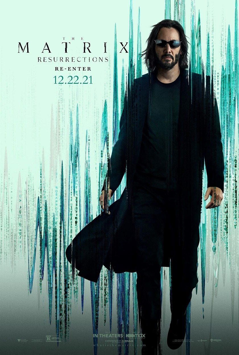 The Matrix Resurrections Character Poster Keanu Reeves Neo
