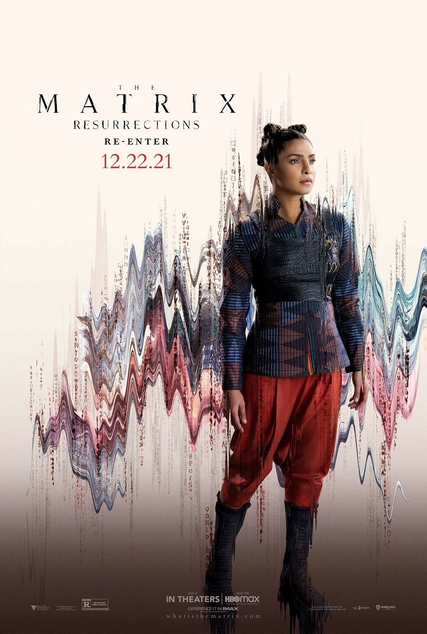 The Matrix Resurrections Character Poster Priyanka Chopra Sati