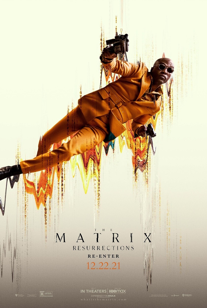 The Matrix Resurrections Character Poster Yahya-Abdul Mateen II Morpheus
